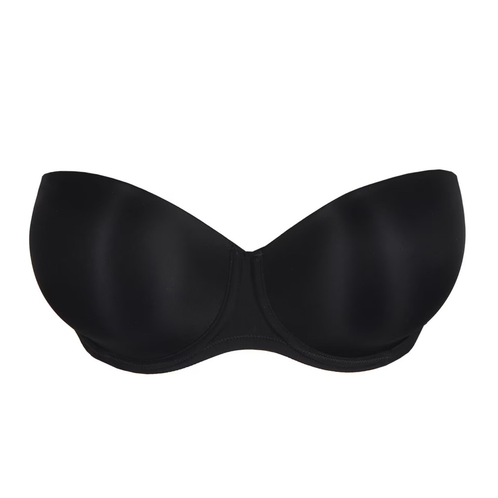 Prima Donna Figuras Charcoal Bandeau Strapless Bra